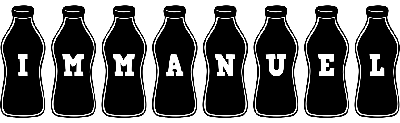 Immanuel bottle logo