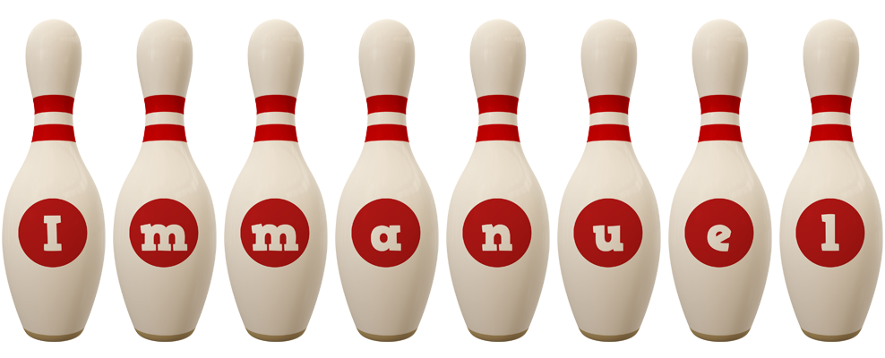 Immanuel bowling-pin logo