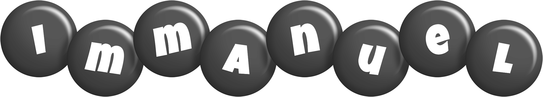 Immanuel candy-black logo