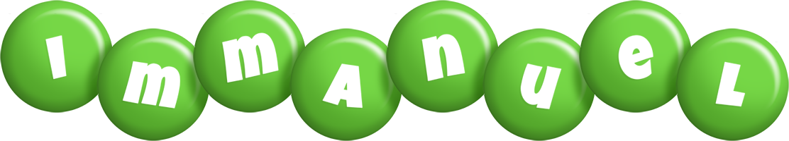 Immanuel candy-green logo