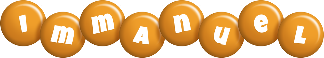 Immanuel candy-orange logo