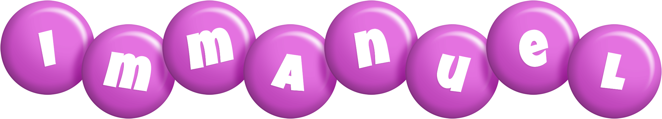 Immanuel candy-purple logo