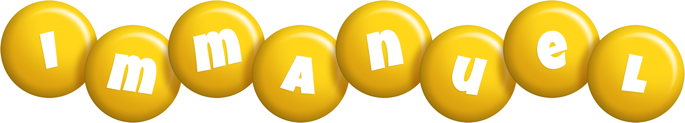 Immanuel candy-yellow logo