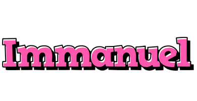 Immanuel girlish logo