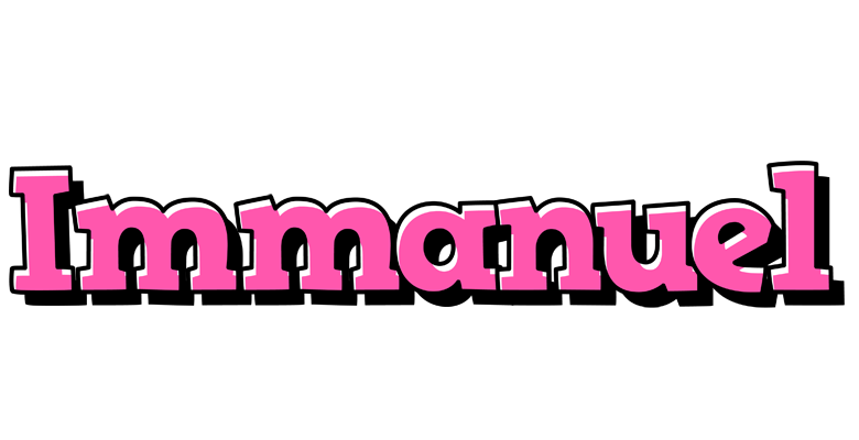 Immanuel girlish logo
