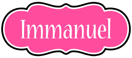 Immanuel invitation logo