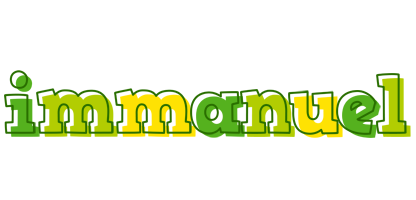 Immanuel juice logo