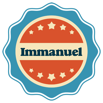 Immanuel labels logo