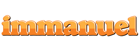 Immanuel orange logo