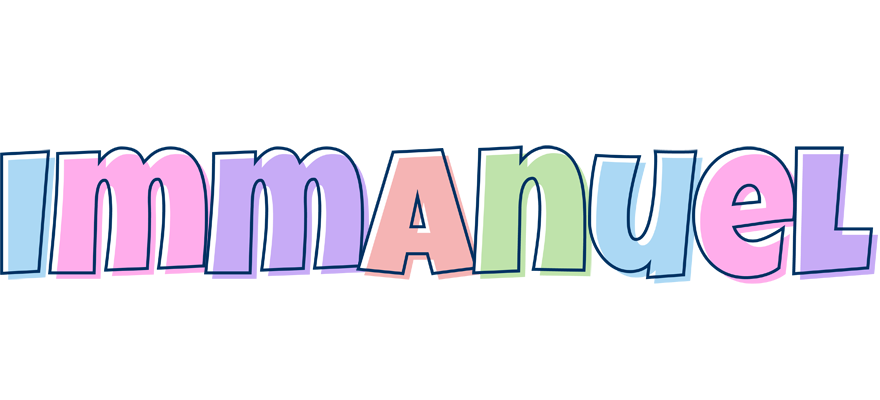 Immanuel pastel logo