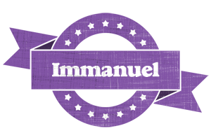 Immanuel royal logo