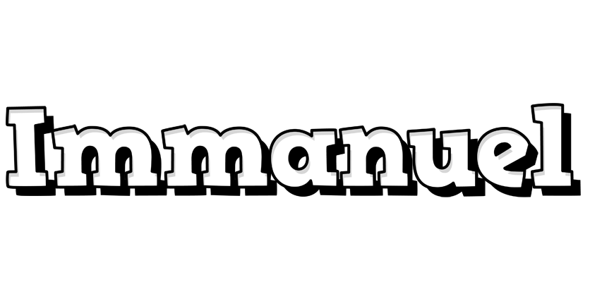 Immanuel snowing logo