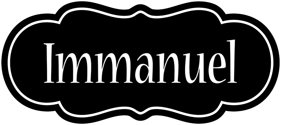 Immanuel welcome logo