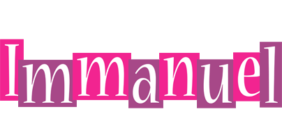 Immanuel whine logo