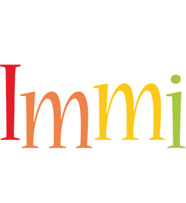 Immi birthday logo