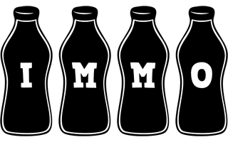Immo bottle logo