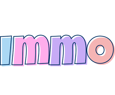 Immo pastel logo