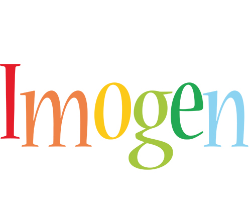 Imogen birthday logo