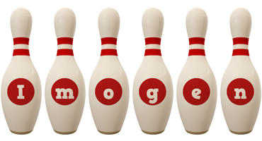 Imogen bowling-pin logo