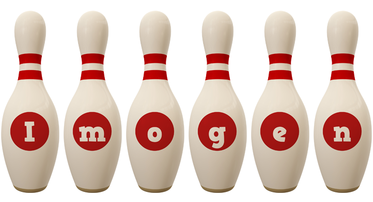 Imogen bowling-pin logo