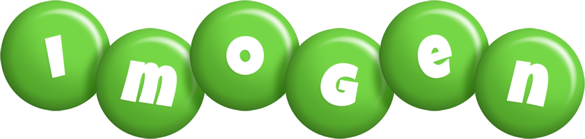 Imogen candy-green logo