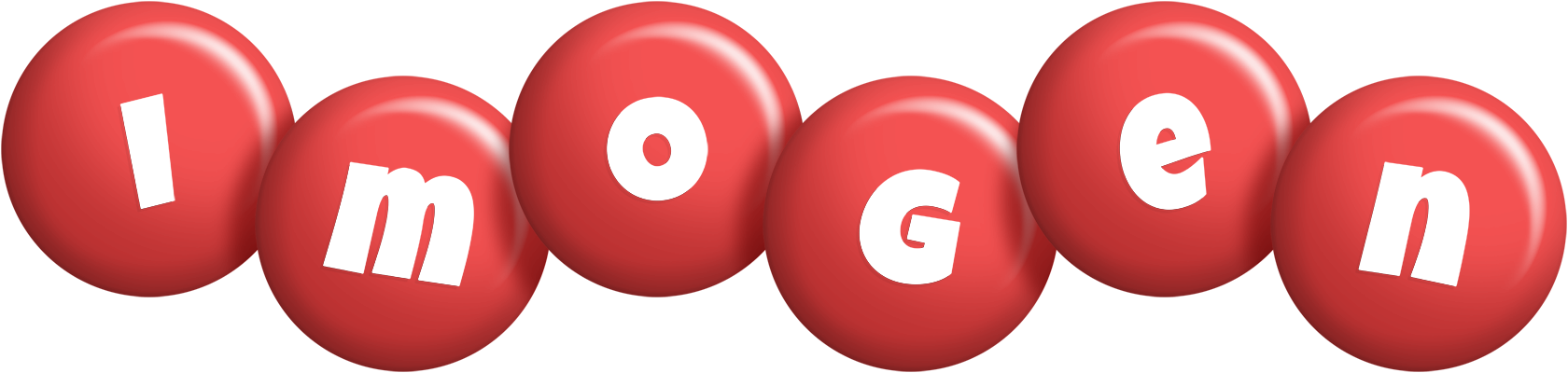 Imogen candy-red logo