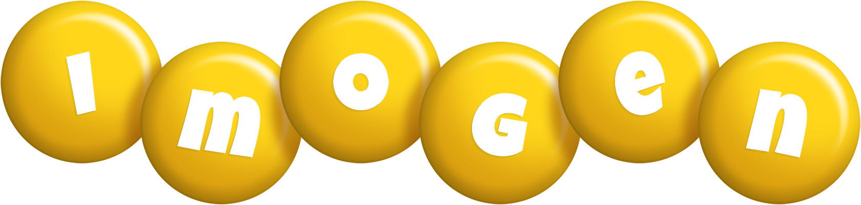 Imogen candy-yellow logo