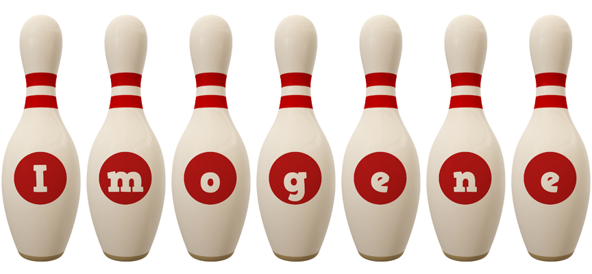 Imogene bowling-pin logo