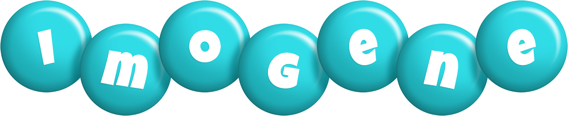 Imogene candy-azur logo