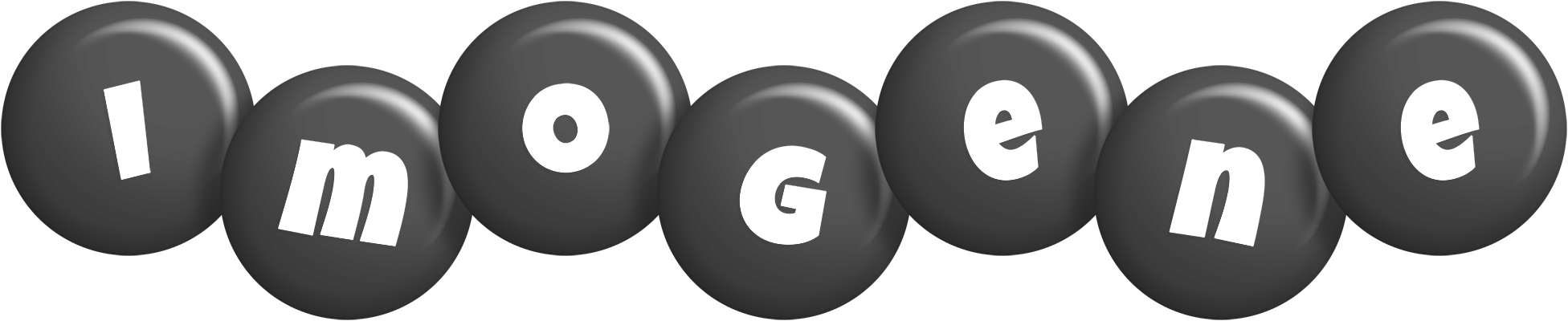 Imogene candy-black logo