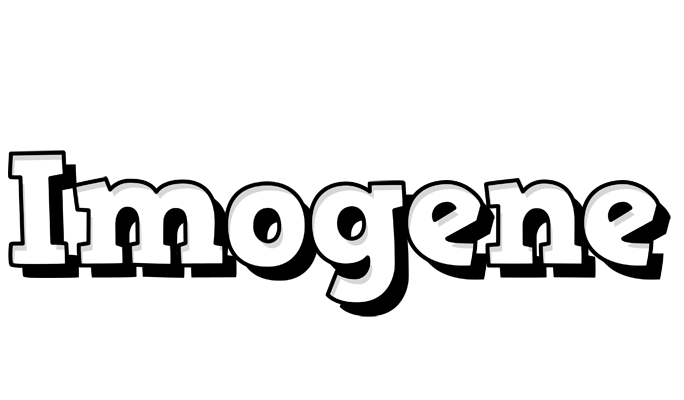 Imogene snowing logo