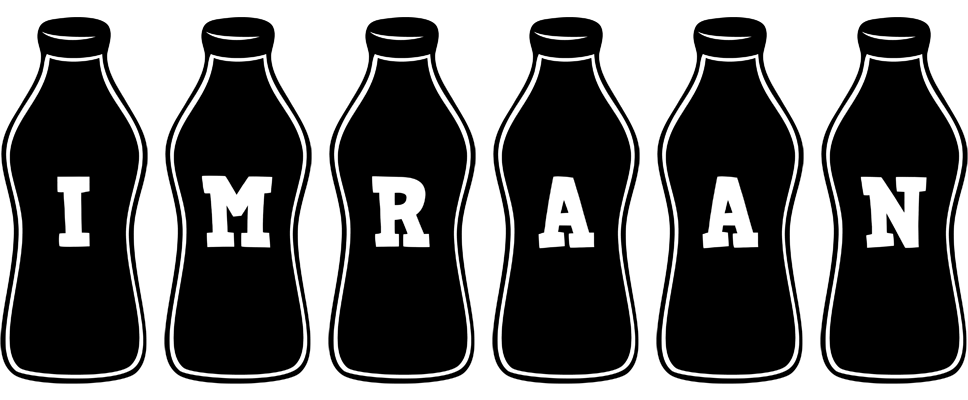 Imraan bottle logo