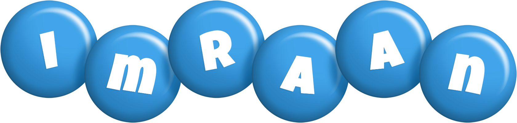 Imraan candy-blue logo
