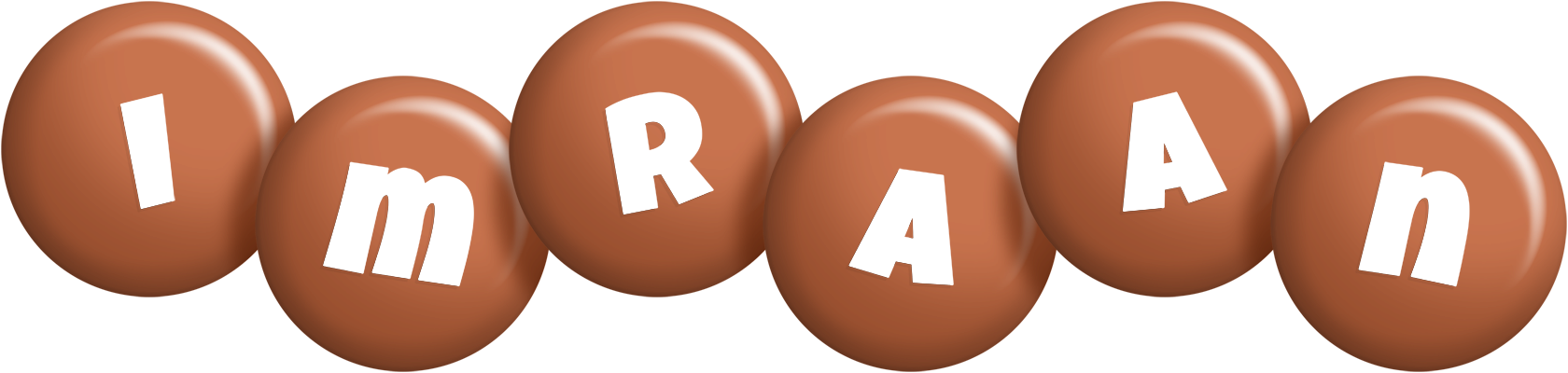 Imraan candy-brown logo