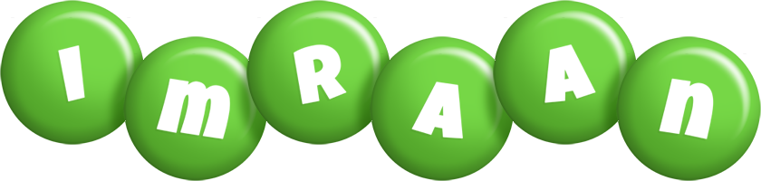 Imraan candy-green logo