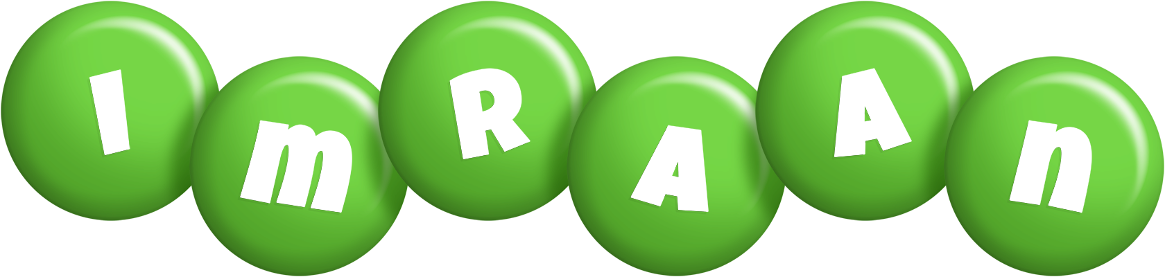 Imraan candy-green logo