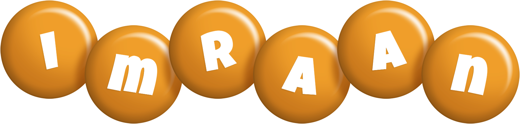 Imraan candy-orange logo