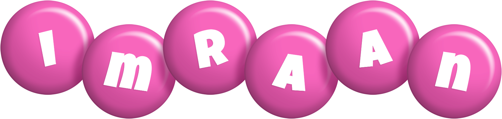 Imraan candy-pink logo