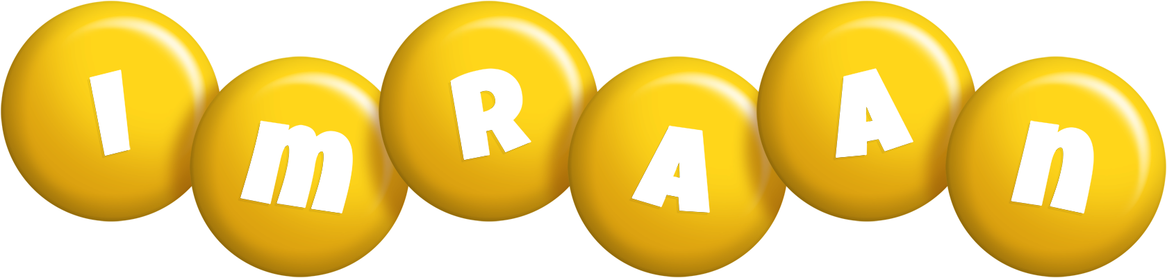 Imraan candy-yellow logo
