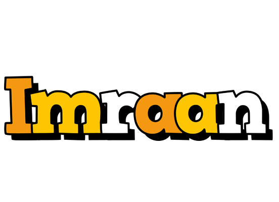 Imraan cartoon logo