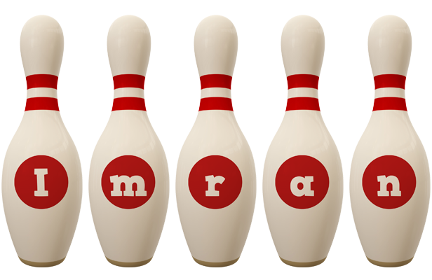Imran bowling-pin logo