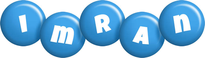 Imran candy-blue logo