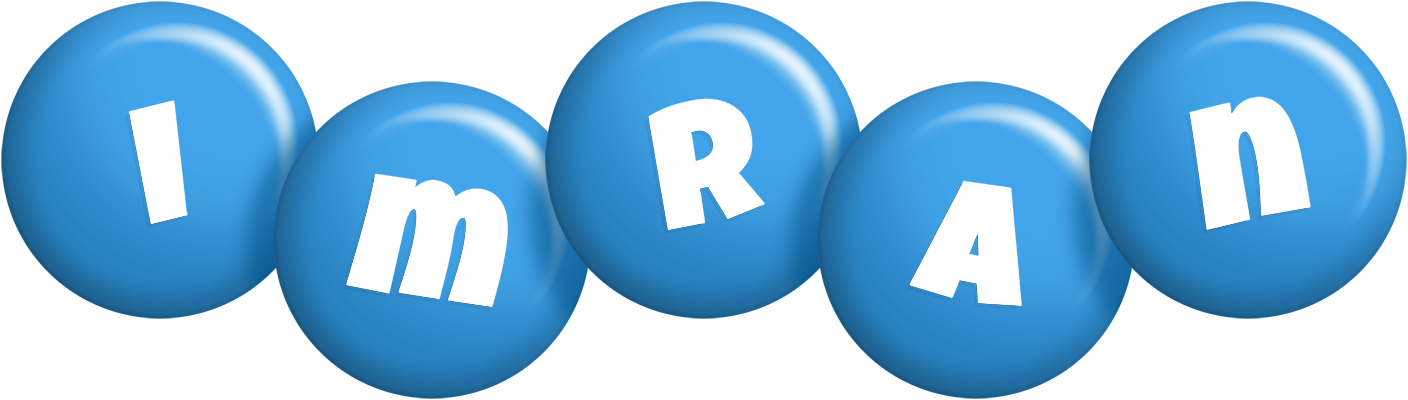 Imran candy-blue logo