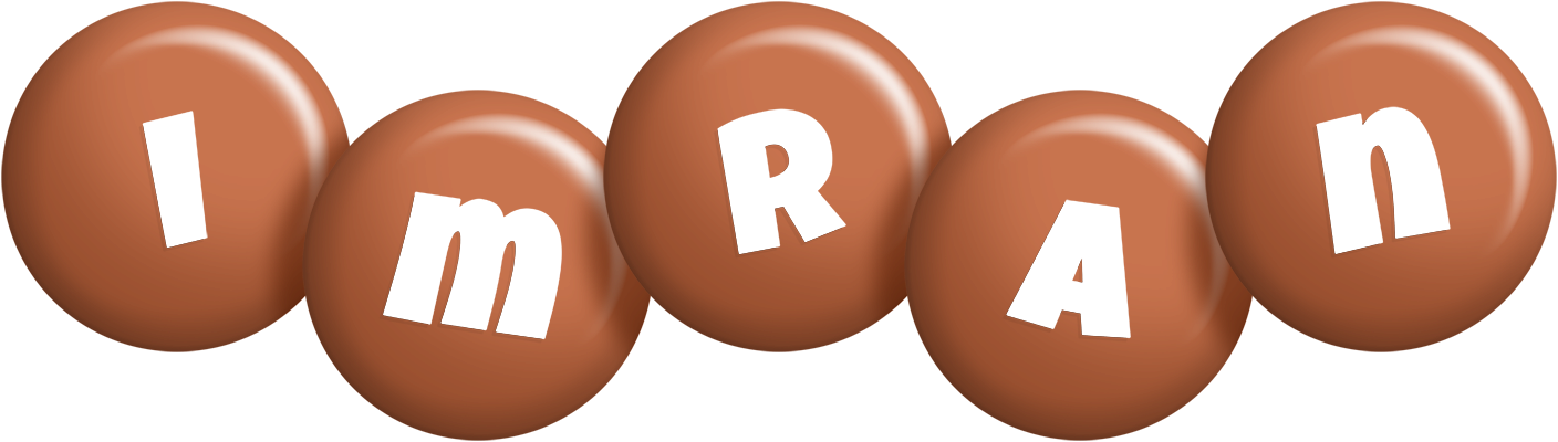 Imran candy-brown logo