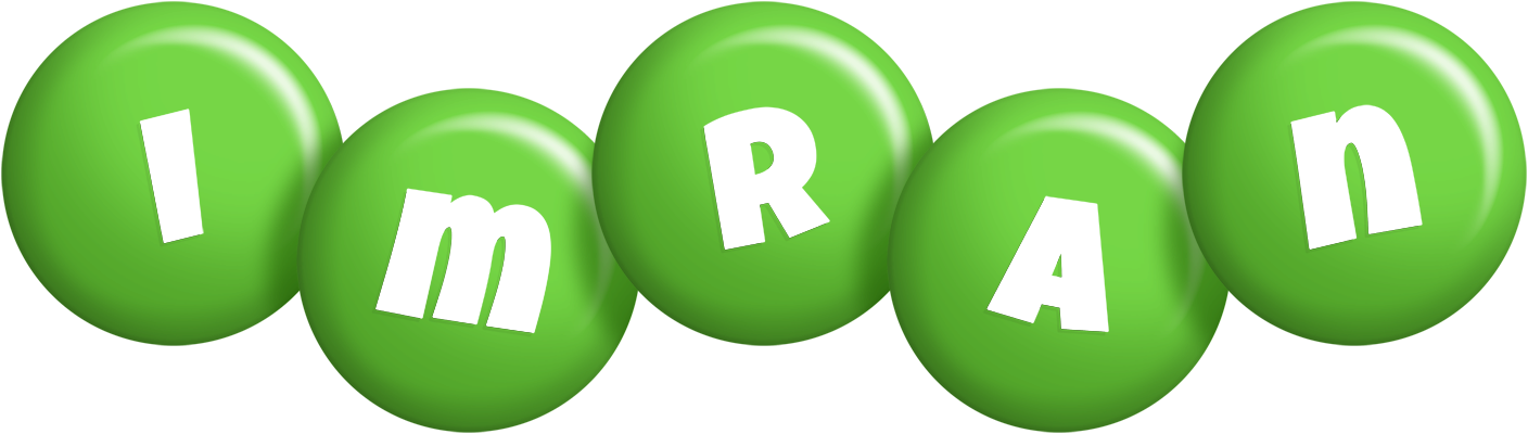 Imran candy-green logo