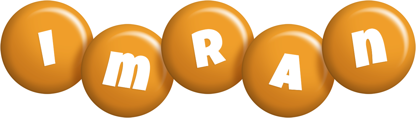 Imran candy-orange logo