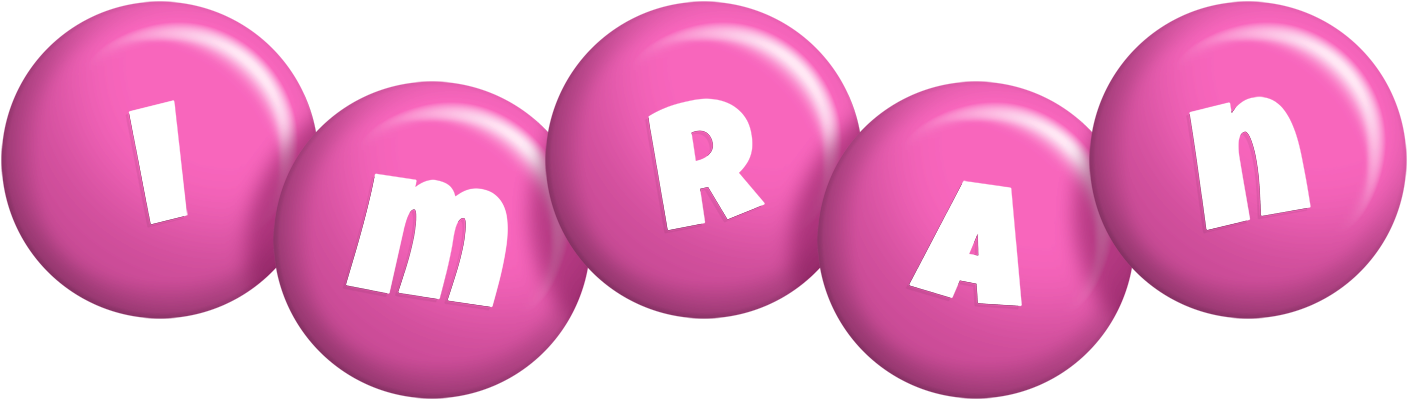Imran candy-pink logo