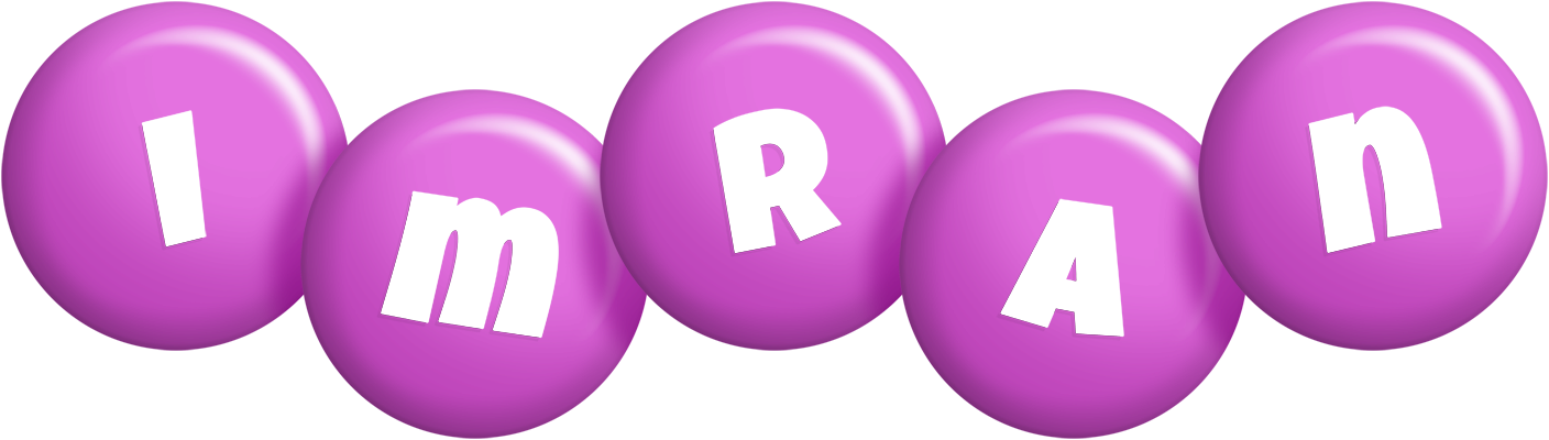 Imran candy-purple logo