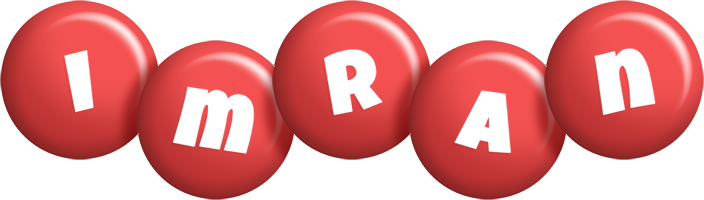 Imran candy-red logo