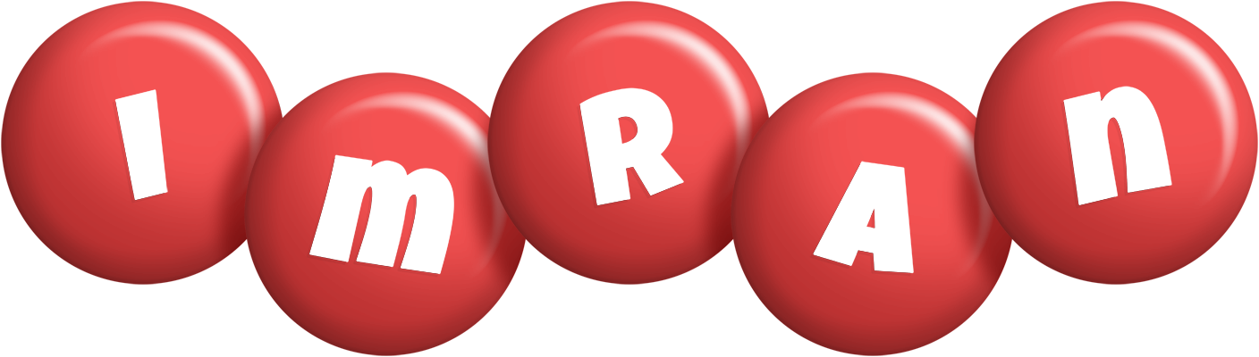 Imran candy-red logo